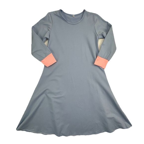 Muslim Islamic Girls' Size 7 Maxi Dress Ramadan Abaya With Hijab Full Length - Picture 2 of 10